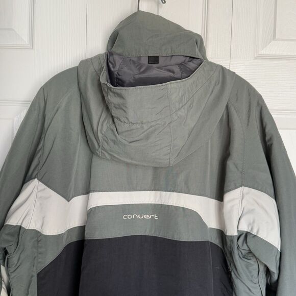 Columbia Convert Jacket Men’s Large Green Black - Picture 3 of 16